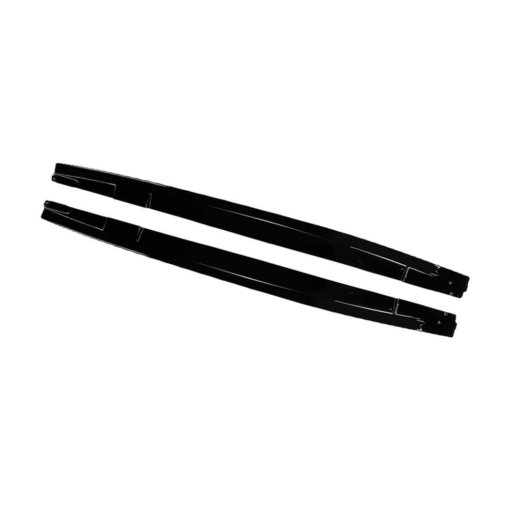 FOR AUDI A5 S LINE S5 F5 SPORTBACK SIDE SKIRT EXTENSION LIP GLOSS BLACK 2017-20