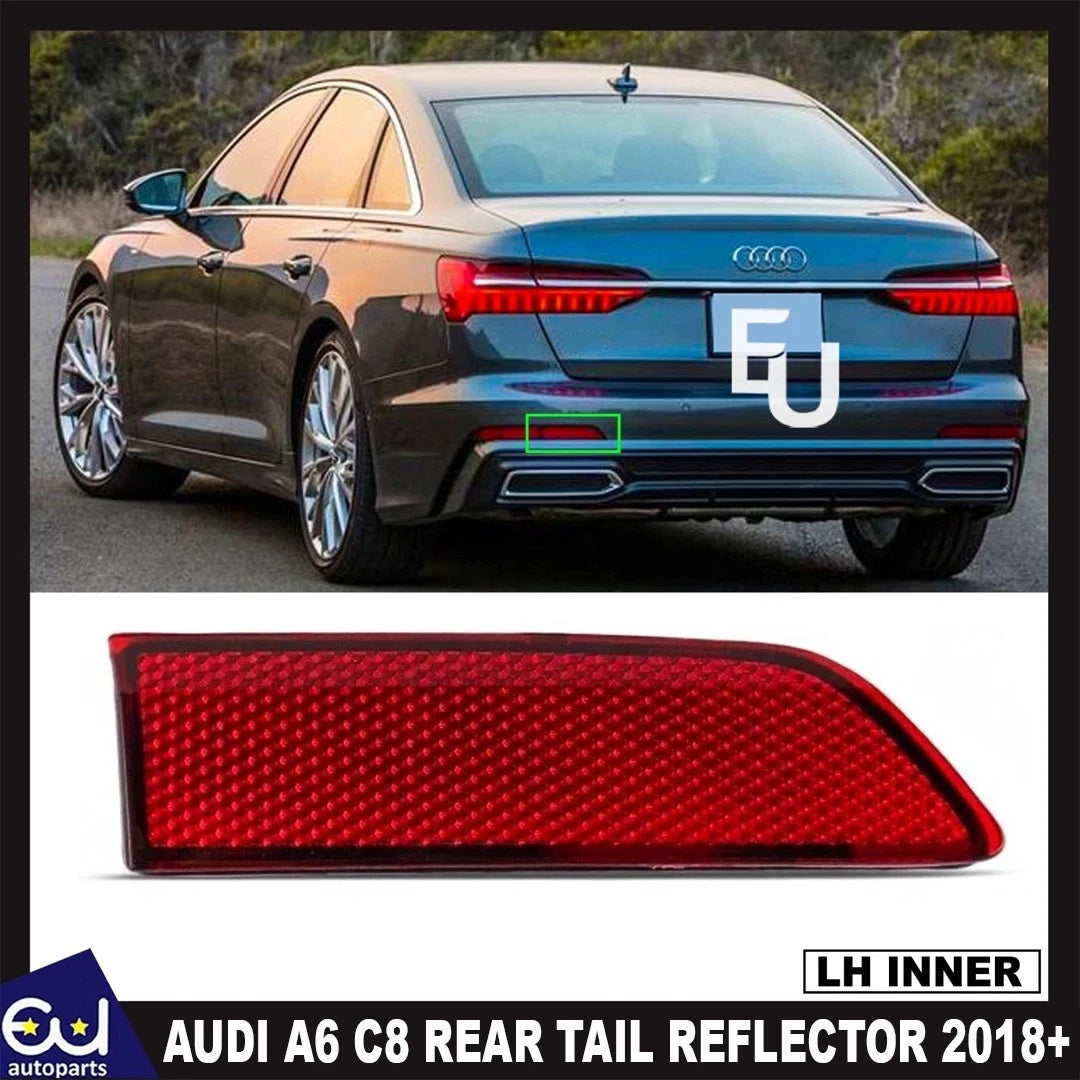 FOR AUDI A6 C8 LEFT PASSENGER SIDE N/S LED REAR TAIL NORMAL REFLECTOR 18+