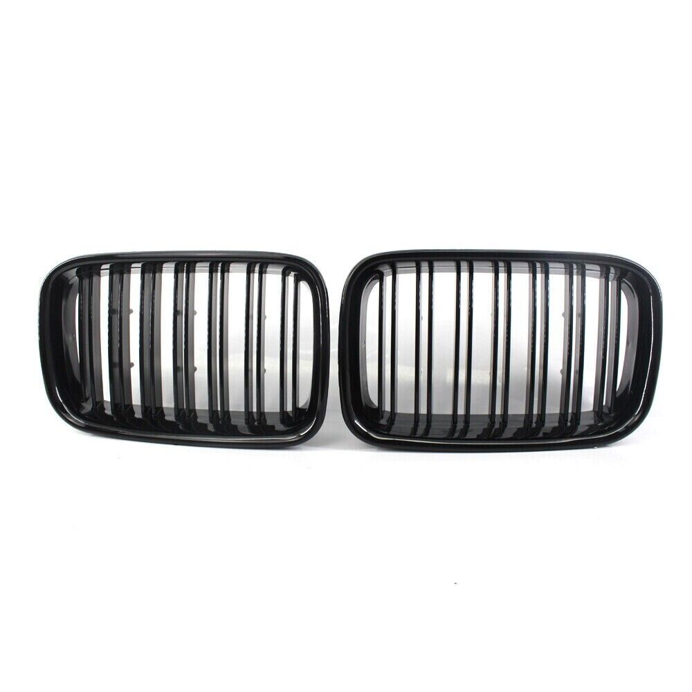 FOR BMW 3 SERIES E36 M3 STYLE FRONT KIDNEY DUAL SLAT GRILLE GRILL GLOSS 1992-98