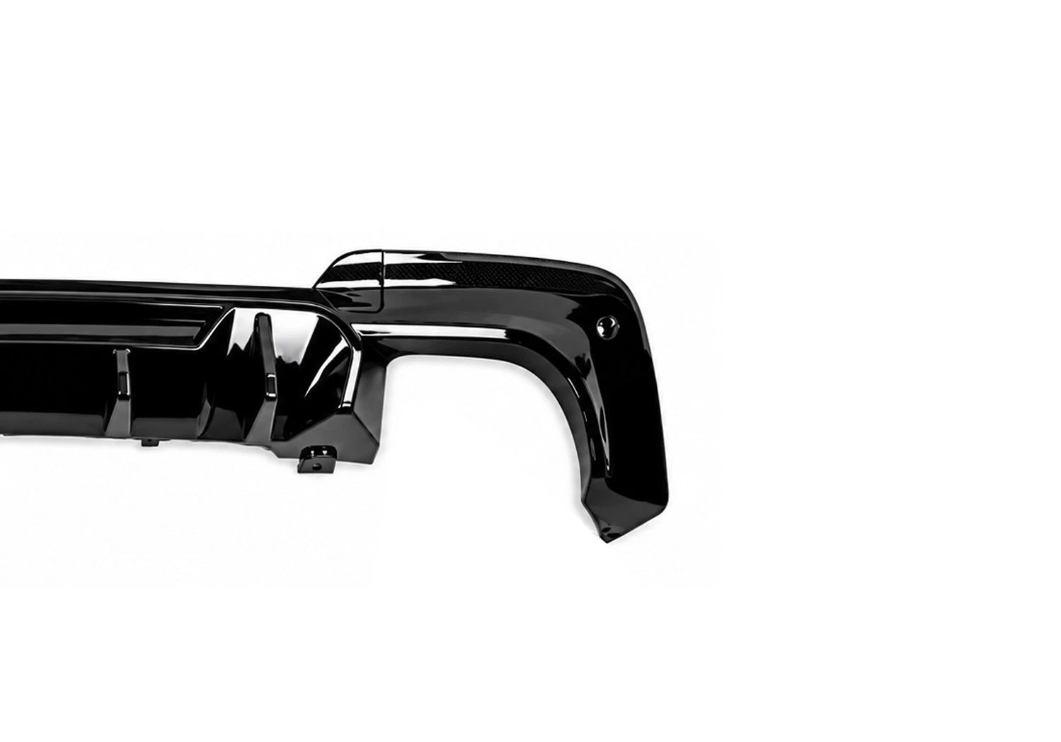 COMPITITION STYLE REAR DIFFUSER FOR BMW X3 G01 MP X3M LOOK GLOSS BLACK 2017-2020