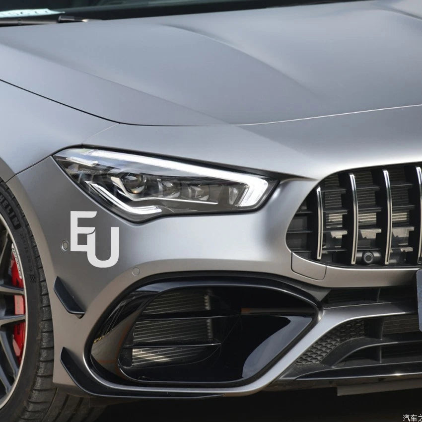 FOR MERCEDES CLA C118 W118 CLA45 AMG FRONT BUMPER SPLITTER LIP AERO KIT CANARDS
