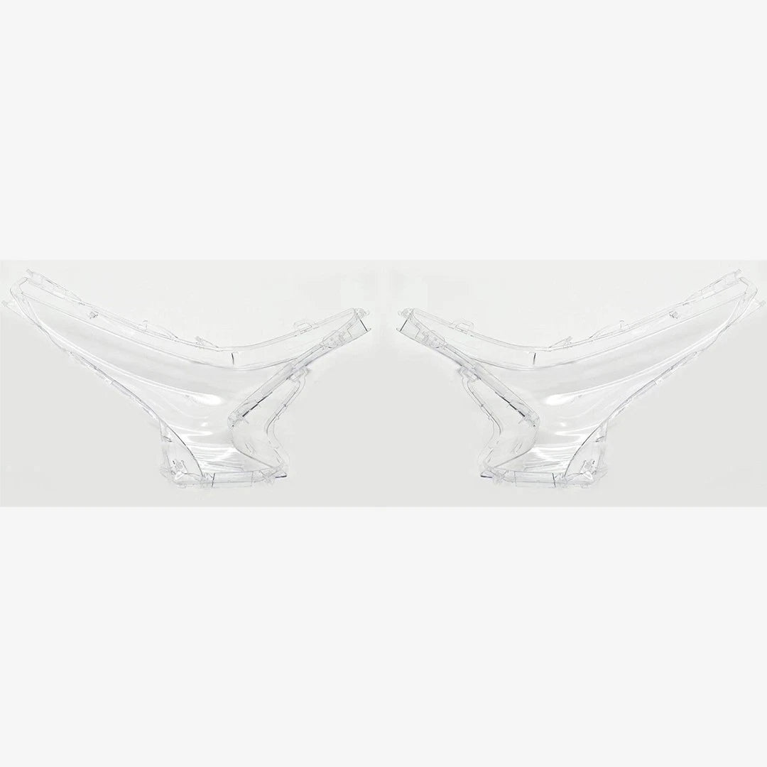 FOR TOYOTA PRIUS PAIR LEFT RIGHT CLEAR HEADLIGHT LENS SHELL LAMPSHADE 2016-2020