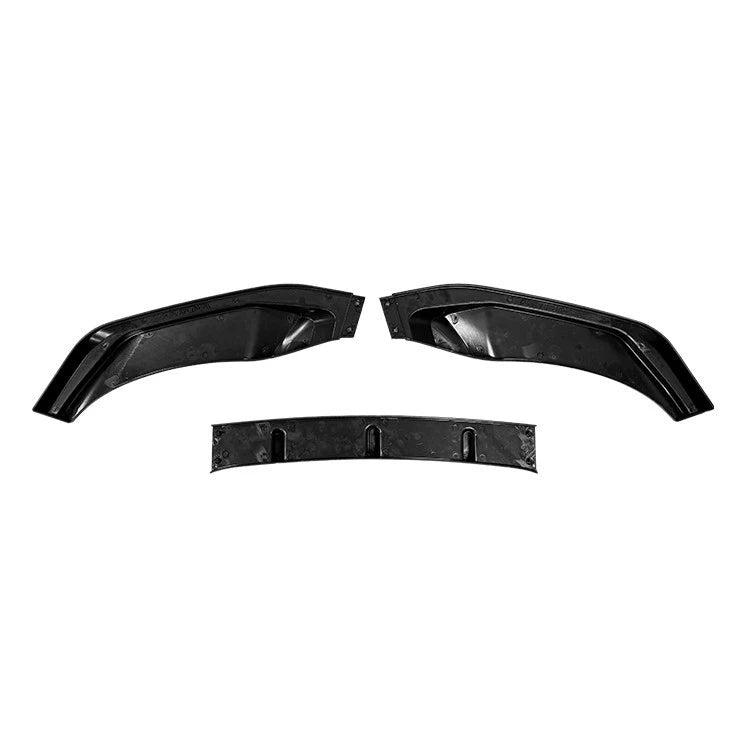 FOR BMW 2 SERIES F87 M2 FRONT BUMPER SPLITTER LIP GLOSS BLACK 3 PCS 2015+