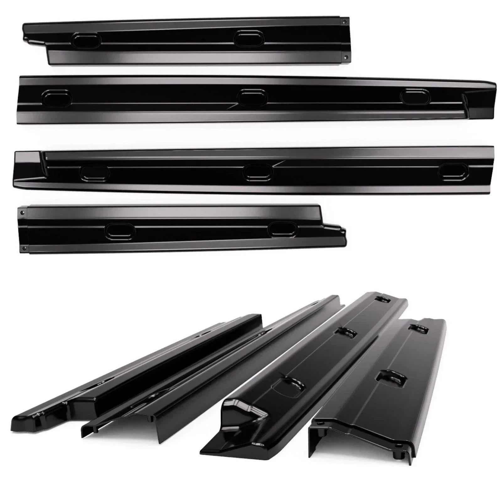 FOR VOLKSWAGEN CADDY MK5 SWB SIDE SKIRT EXTENSTIONS GLOSS BLACK 2020+