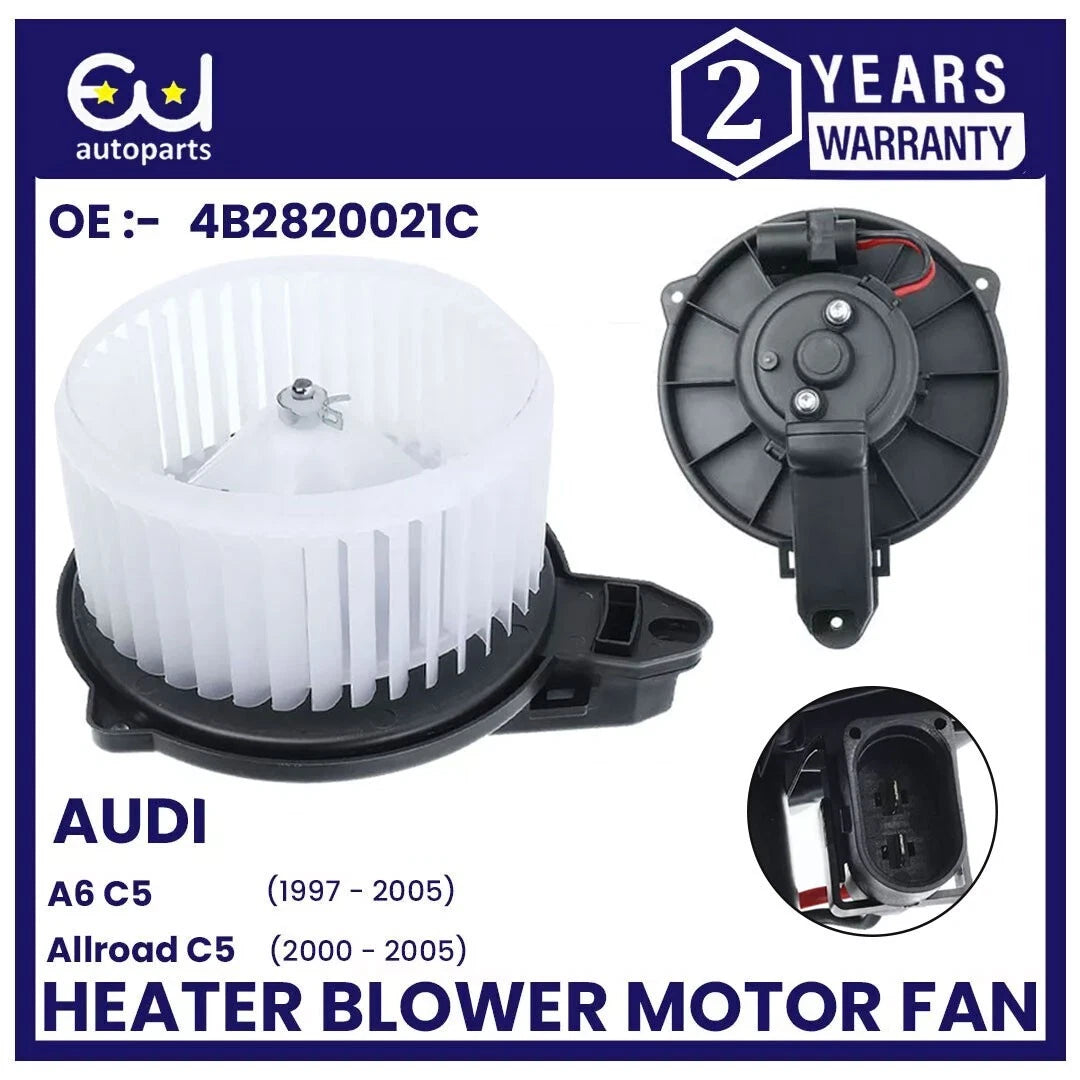 HEATER BLOWER MOTOR FAN FOR AUDI A6 C5 4B2 4B5 ALLROAD 4BH 1997-2005 4B2820021C