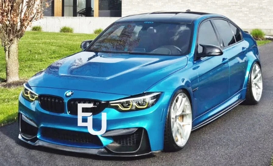 thumbnail image 2 of Carbon Look Side Skirt Extensions Blades For BMW M3 F80 & M4 F82 (2013-2018) – Aftermarket 2 of 2