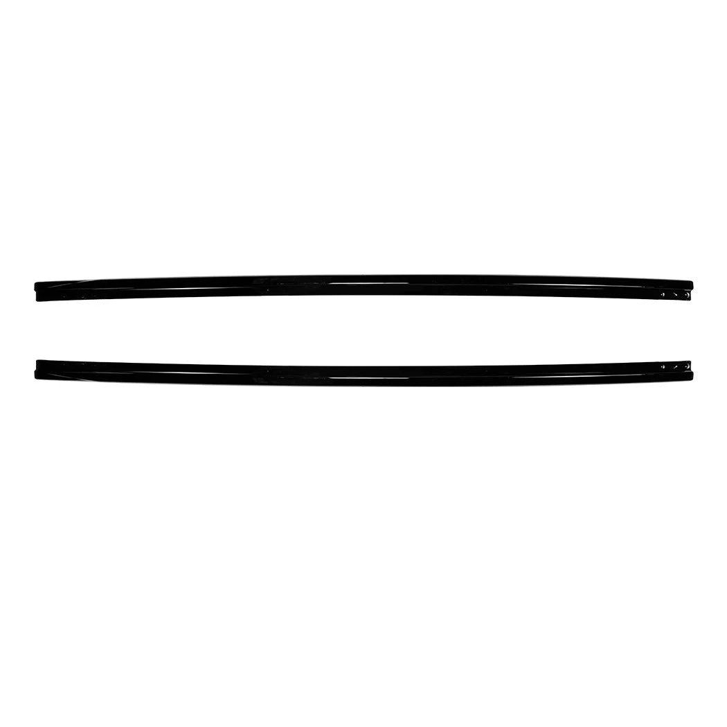 FOR AUDI A7 S LINE S7 C7 4G SIDE SKIRT EXTENSION BLADE LIP GLOSS BLACK 2010-2018