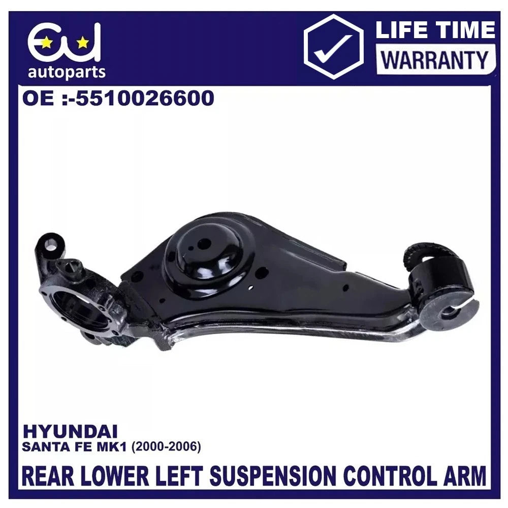 REAR LEFT LOWER SUSPENSION CONTROL TRAILING ARM FOR HYUNDAI SANTA FE MK1 00-06