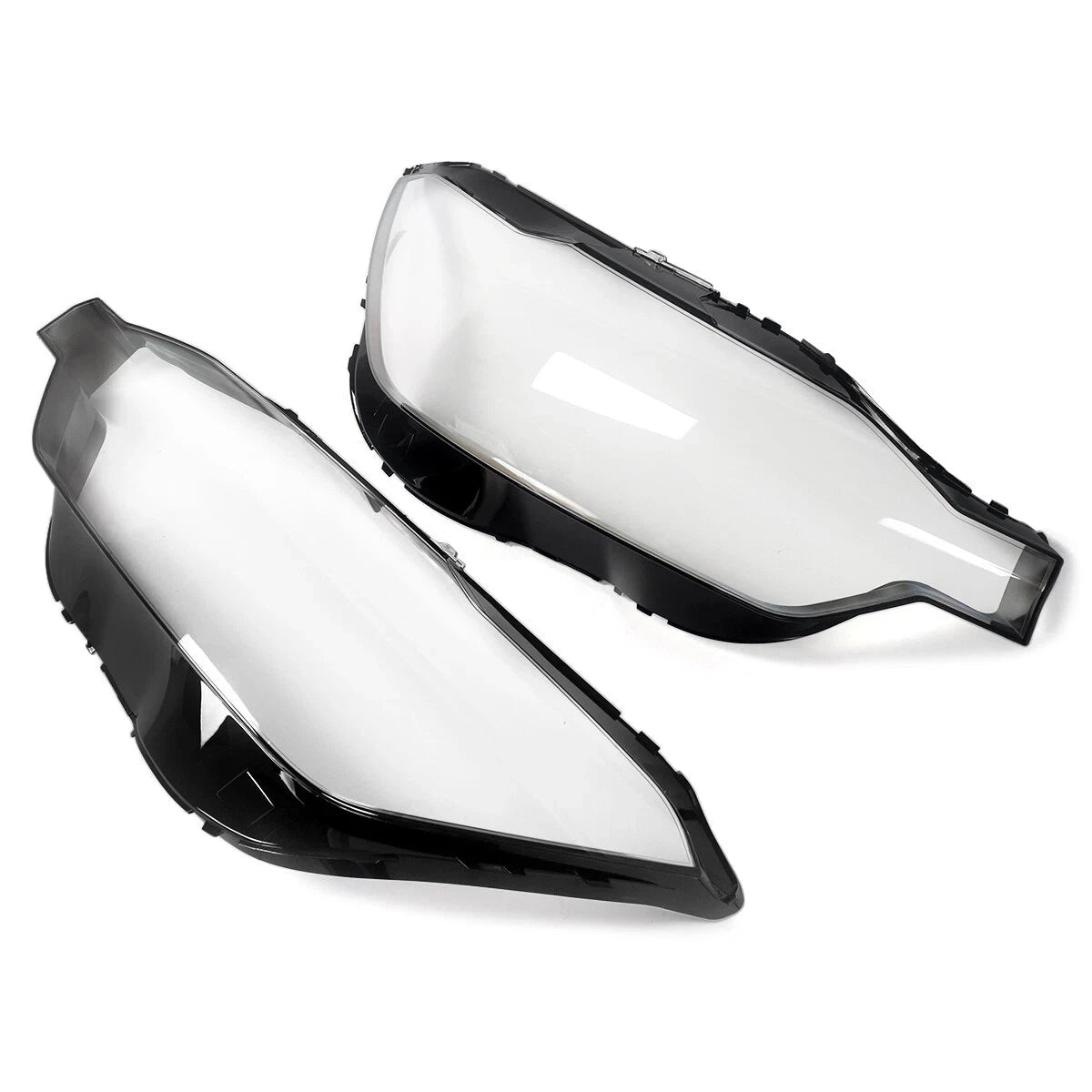 FOR VOLVO XC60 MK2 FRONT HEADLIGHT LAMP LENS COVER LEFT RIGHT SIDE PAIR 2018-20