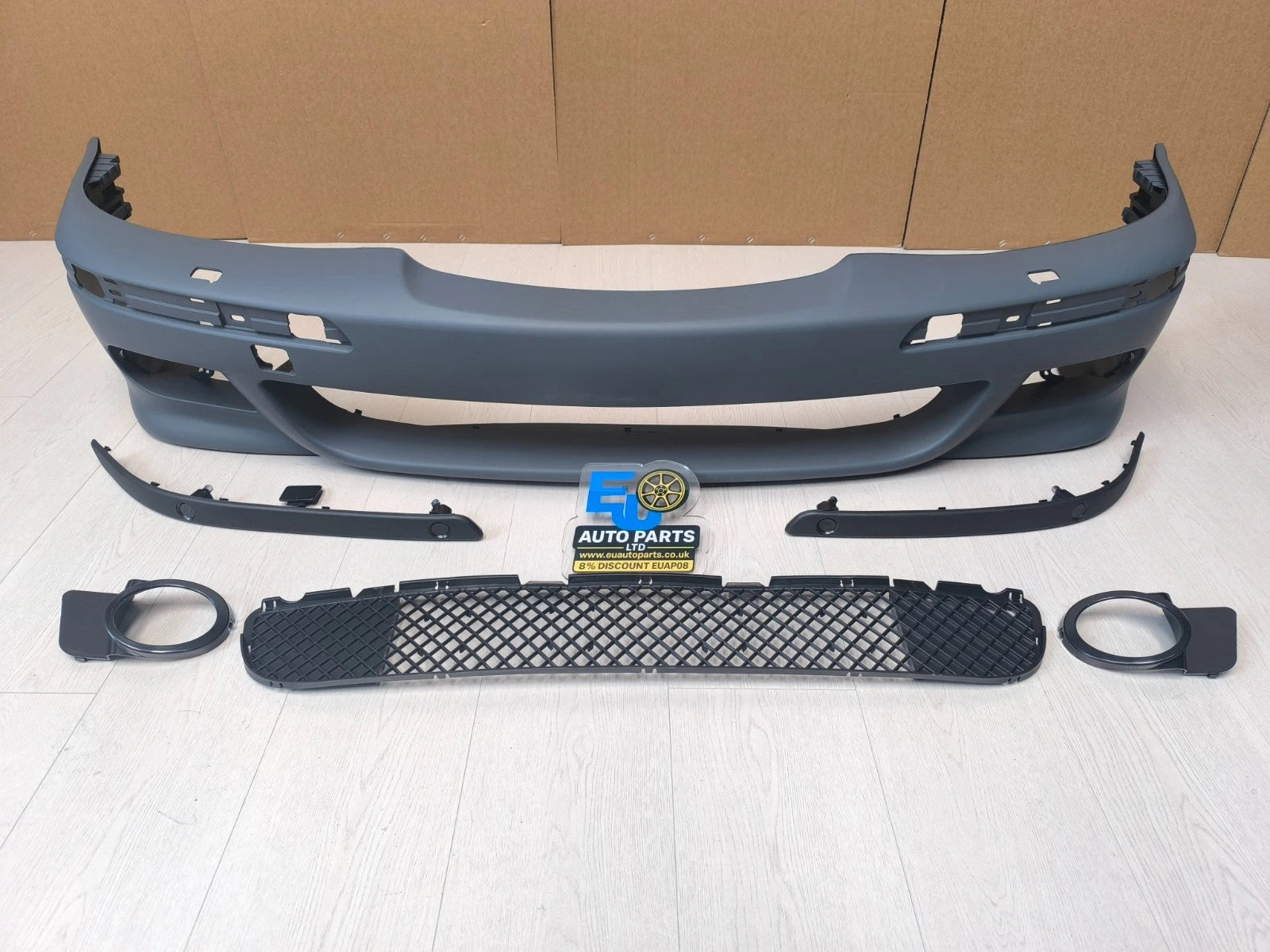 FOR BMW E39 4DR SALOON TOURING M5 SPORT STYLE FRONT BUMPER KIT WITH PDC HOLES