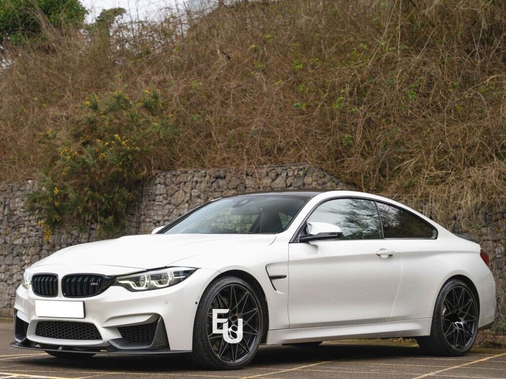 FOR BMW M3 M4 F80 F82 F83 FRONT SPLITTER LIP & REAR DIFFUSER BODYKIT CARBON LOOK