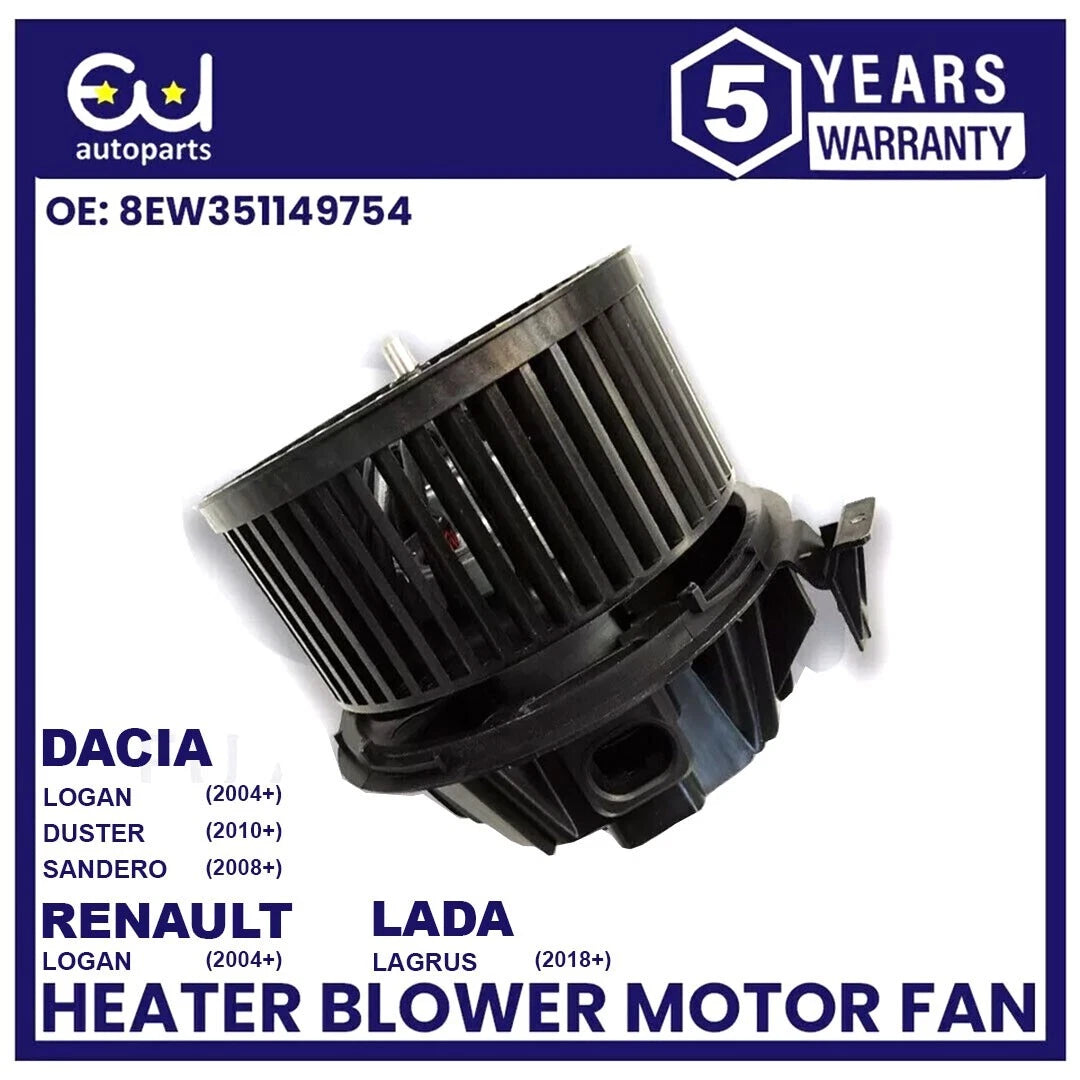 HEATER BLOWER MOTOR FAN FOR DACIA DUSTER SANDERO RENAULT LOGAN LADA LARGUS 04-ON