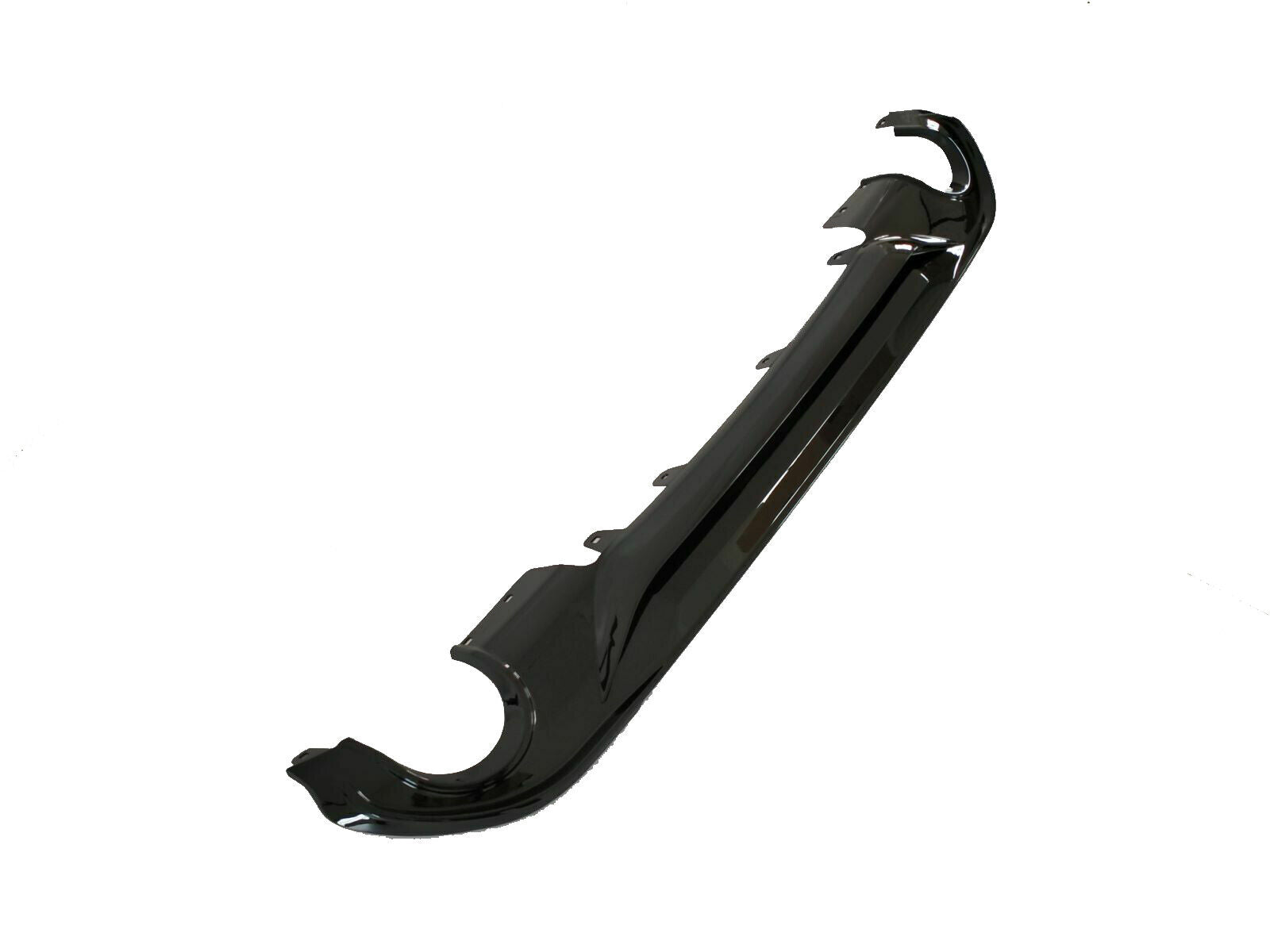 FOR BMW X1 F48 F49 MP STYLE REAR BUMPER DIFFUSER VALANCE GLOSS BLACK 2016-2021