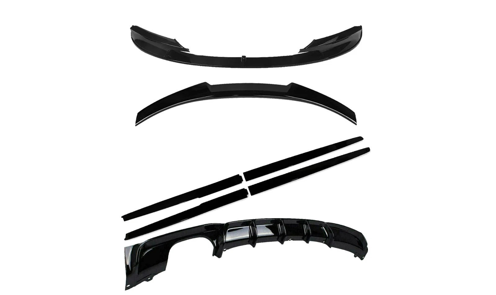 FOR BMW 3 SERIES F30 MP FRONT LIP SPLITTER REAR DIFFUSER BODYKIT BODY KIT
