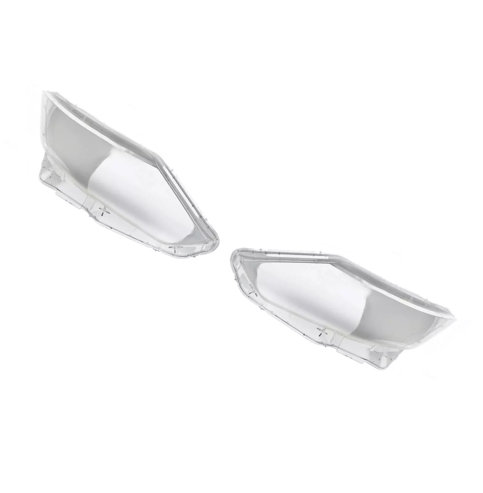 PAIR HEADLIGHT HEADLAMP LENS COVER HOUSING FOR NISSAN QASHQAI MK2 J11 2016-2020