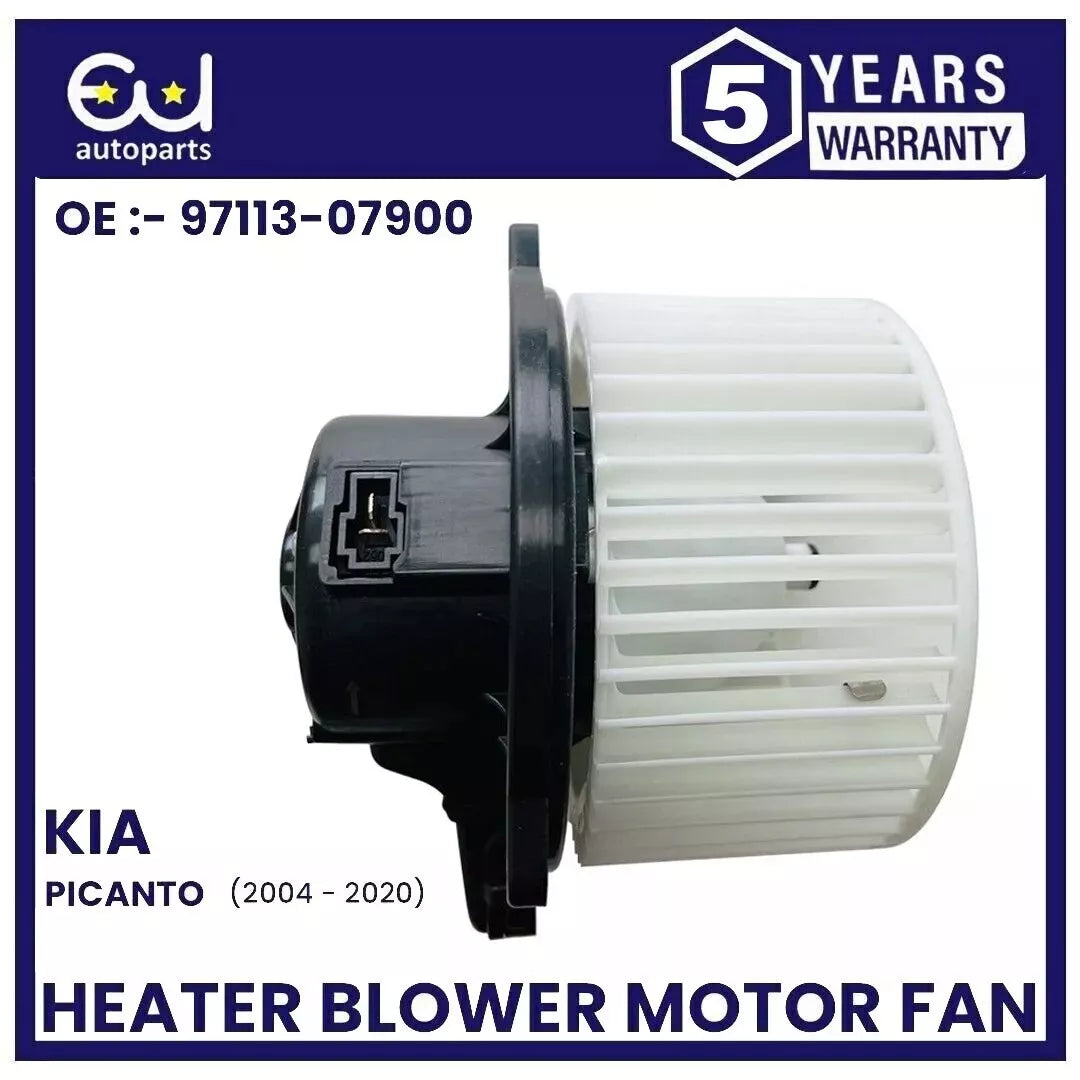 HEATER FAN BLOWER MOTOR ASSEMBLY FOR KIA PICANTO MK1 1.0 1.1 CRDI 2004-2011