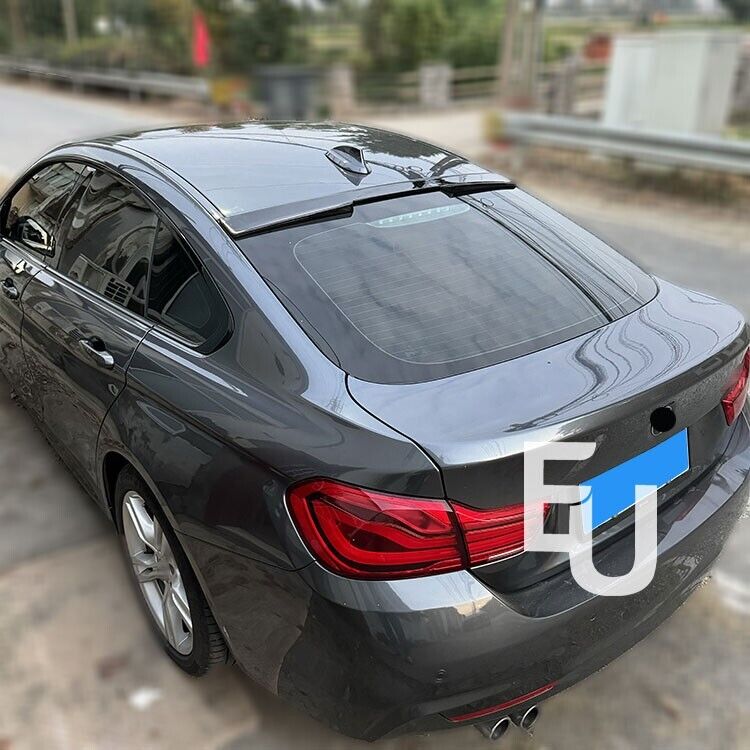 REAR ROOF BOOT SPOILER WING LIP FOR BMW 4 SERIES F36 GRAN COUPE BLACK 2014-2021