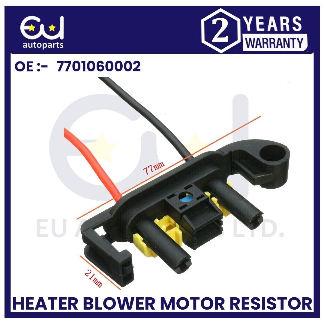 HEATER BLOWER FAN RESISTOR FOR RENAULT CLIO MK3 2005-2012 MODUS GRAND 2004-