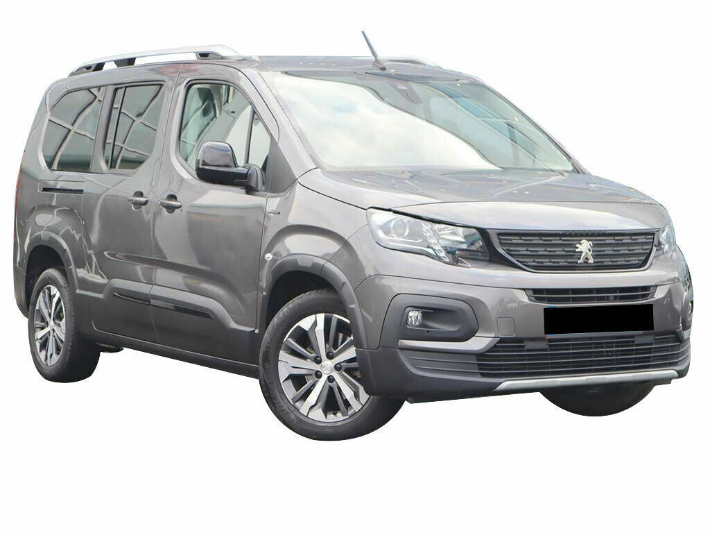 FOR PEUGEOT RIFTER SWB ROOF RACK RAILS ANODISED BLACK 2019-ON OEM QUALITY