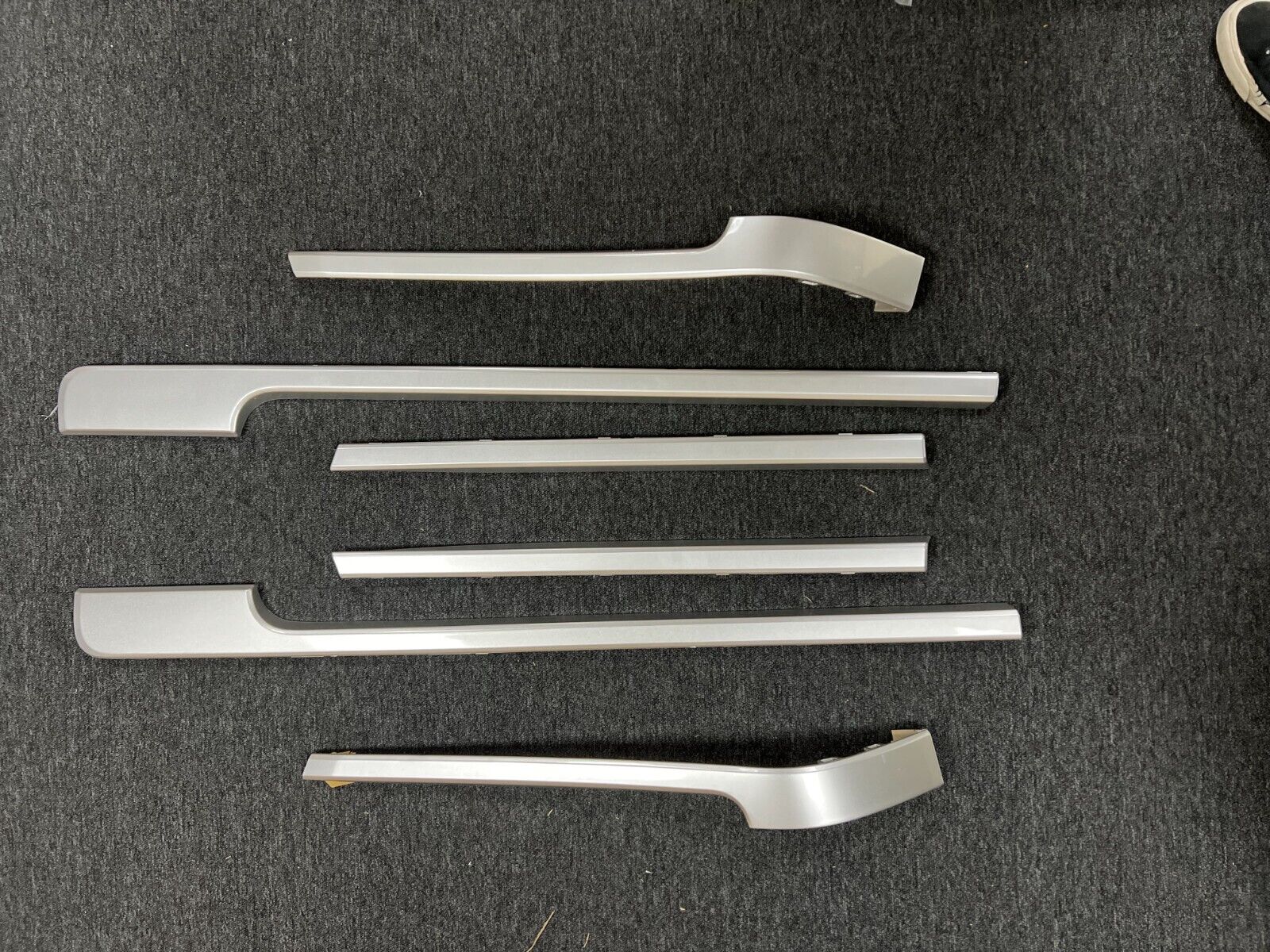 FOR RANGE ROVER VOGUE L405 AUTOBIOGRAPHY SILVER PACK 6 PCS DOOR MOULDING TRIM
