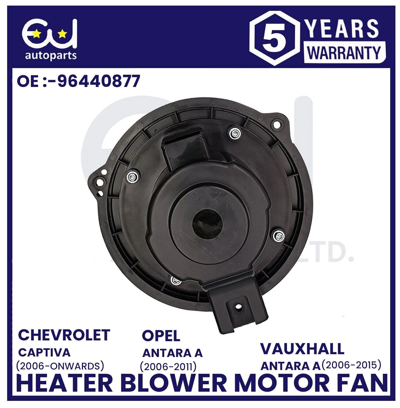 HEATER BLOWER MOTOR FAN FOR OPEL VAUXHALL ANTARA A L07 CHEVROLET CAPTIVA RHD