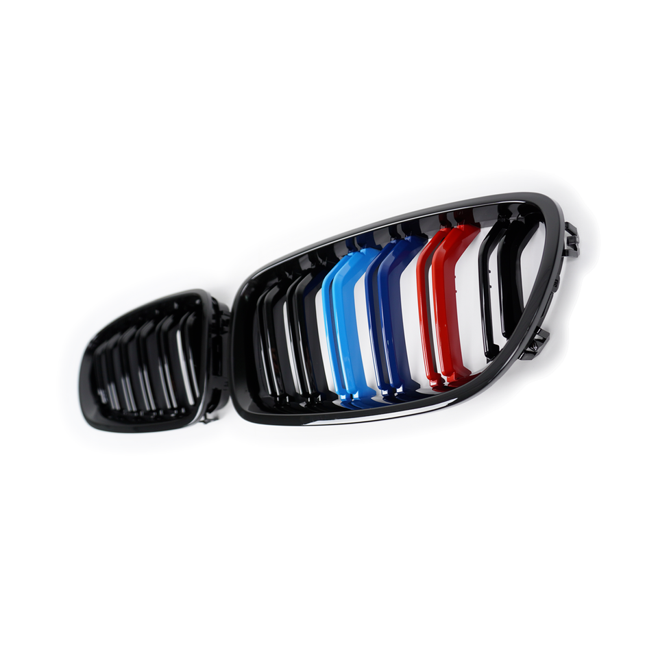 FOR BMW 5 SERIES F10 F11 FRONT M COLOR GLOSS M5 STYLE KIDNEY GRILLE GRILL 10-16