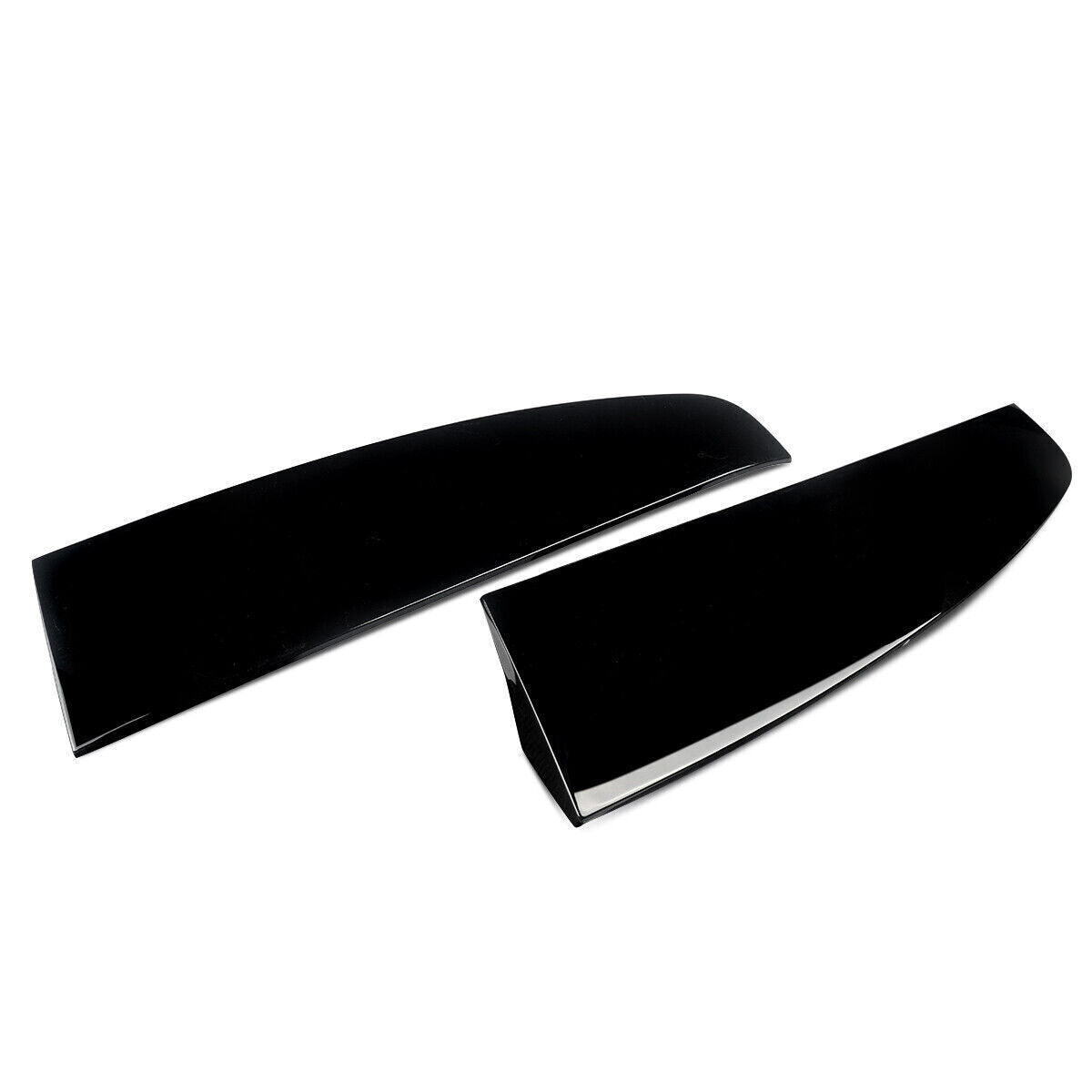 REAR TWIN BARN DOOR ROOF SPOILER FOR FORD TRANSIT CUSTOM 2012-2020 GLOSS BLACK