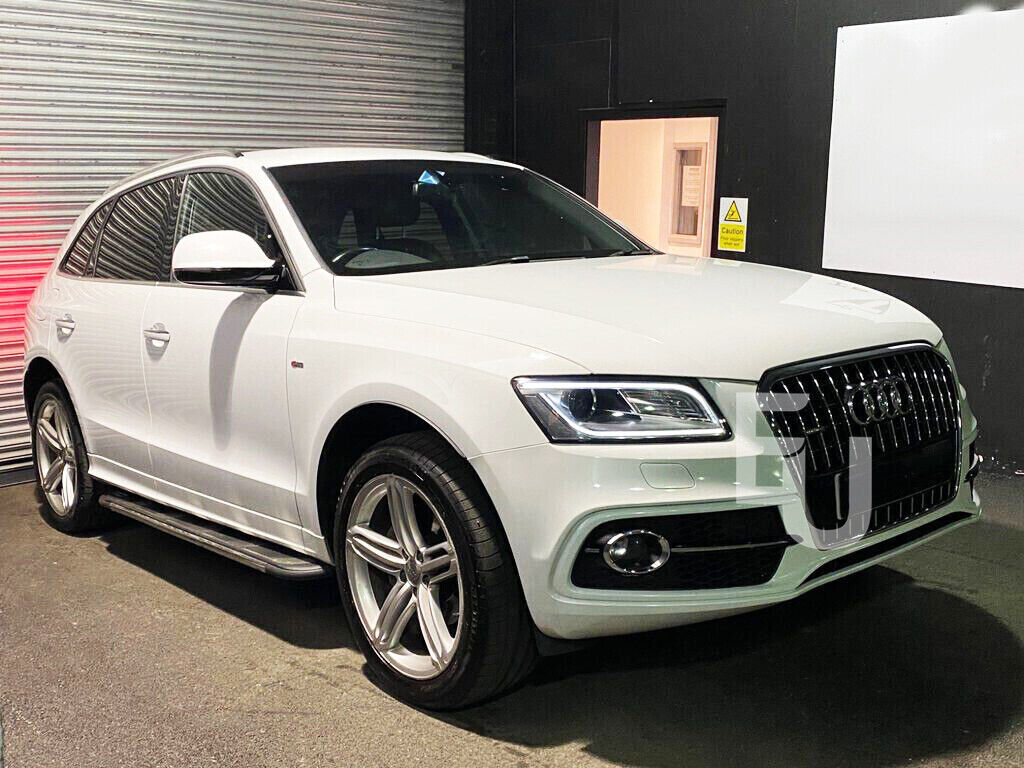 FOR AUDI Q5 2008-2016 8R SIDE STEPS RUNNING BOARDS OEM STYLE USED