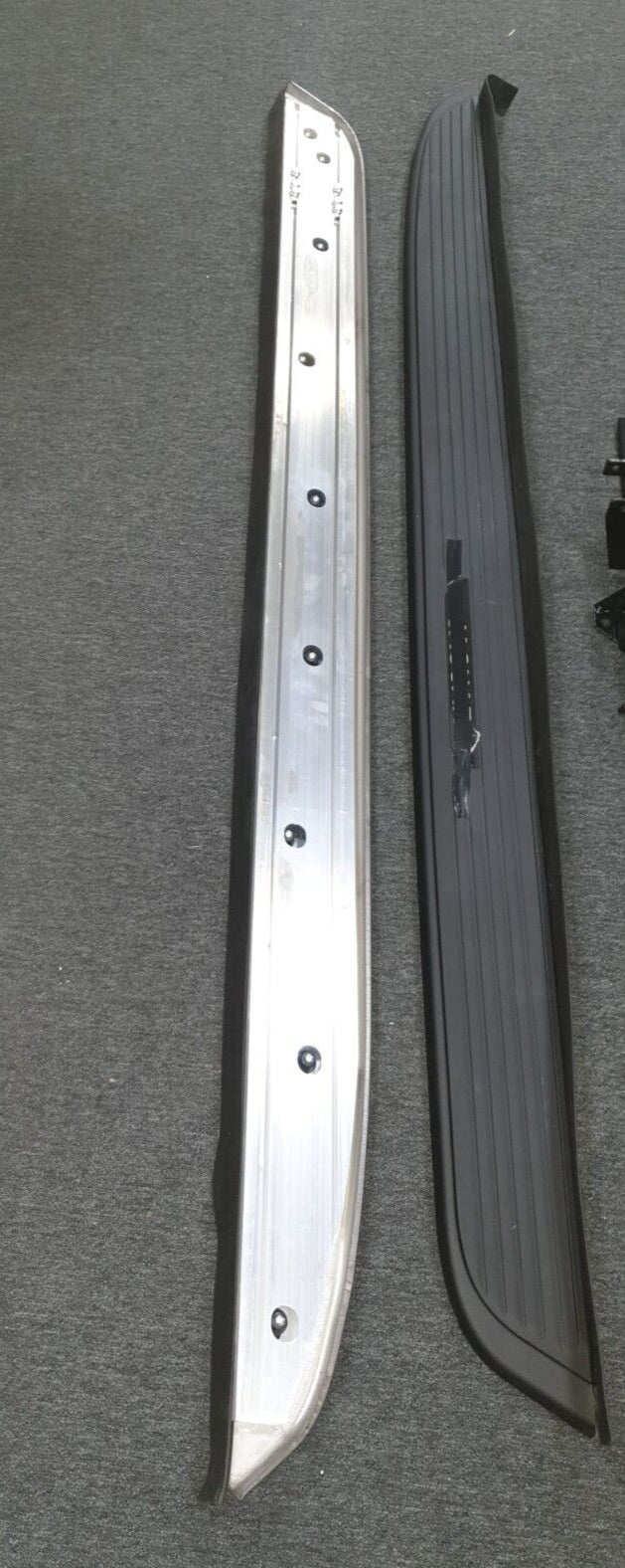 SIDE STEPS RUNNING BOARDS FOR JAGUAR F-PACE XF MK2 X260 STEALTH ALL BLACK 2017+
