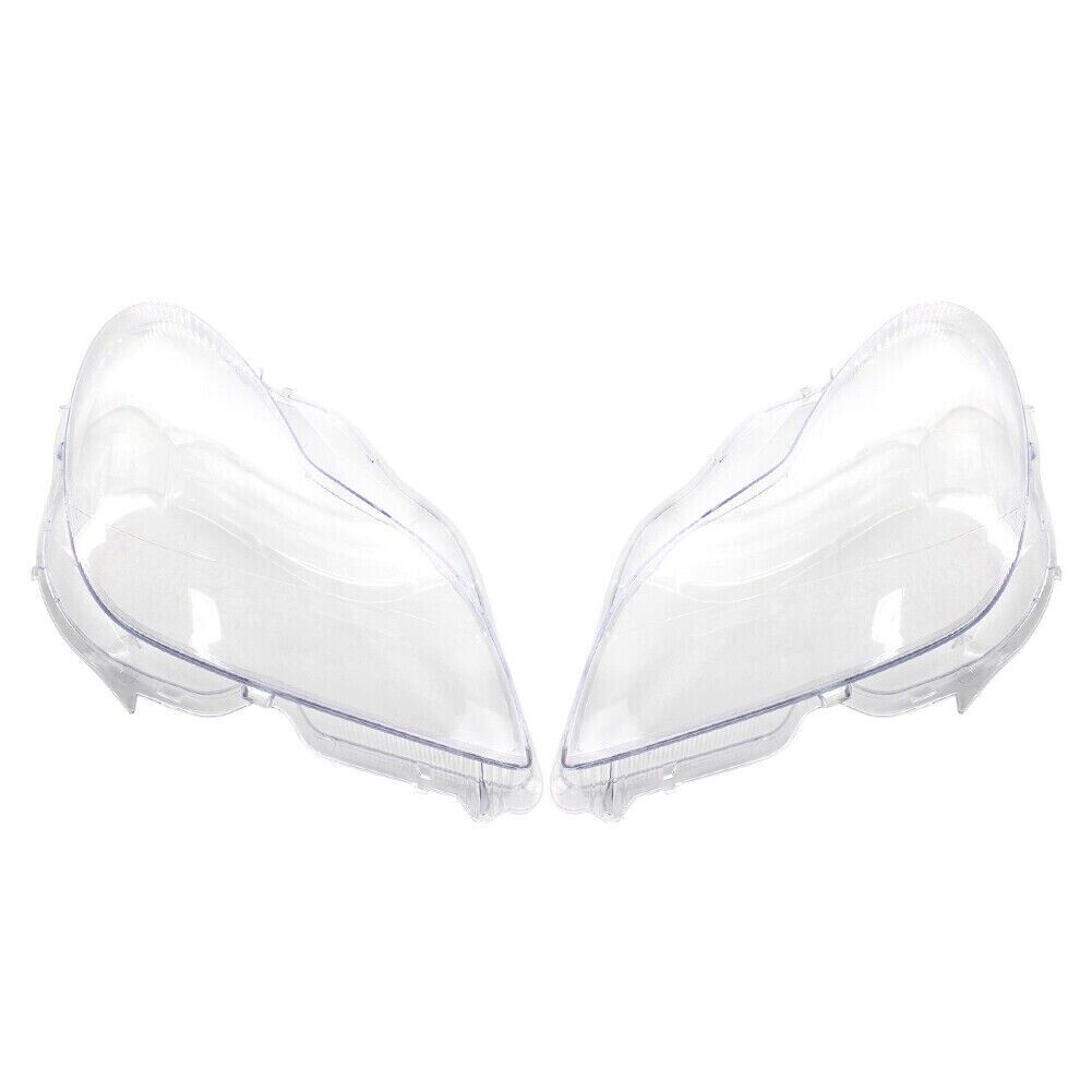 PAIR  HEADLIGHT CLEAR LENS COVER FOR MERCEDES BENZ CLS W219 CLS350/500/550 03-10