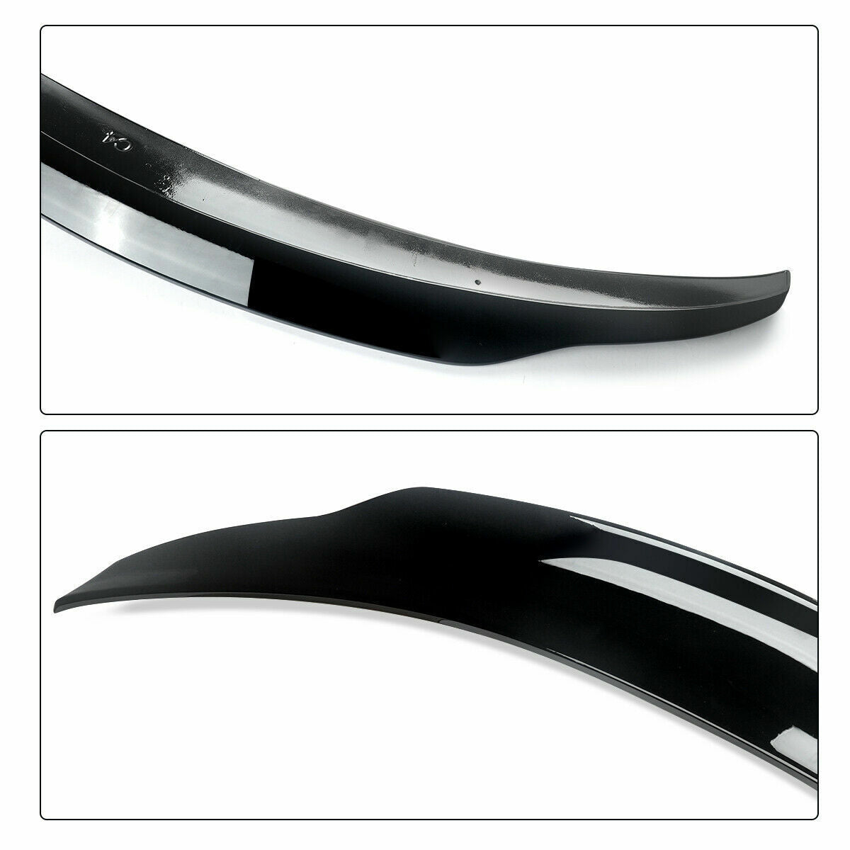FOR MERCEDES C CLASS W205 RENNTECH PSM STYLE REAR BOOT SPOILER LIP 15-20 GLOSS