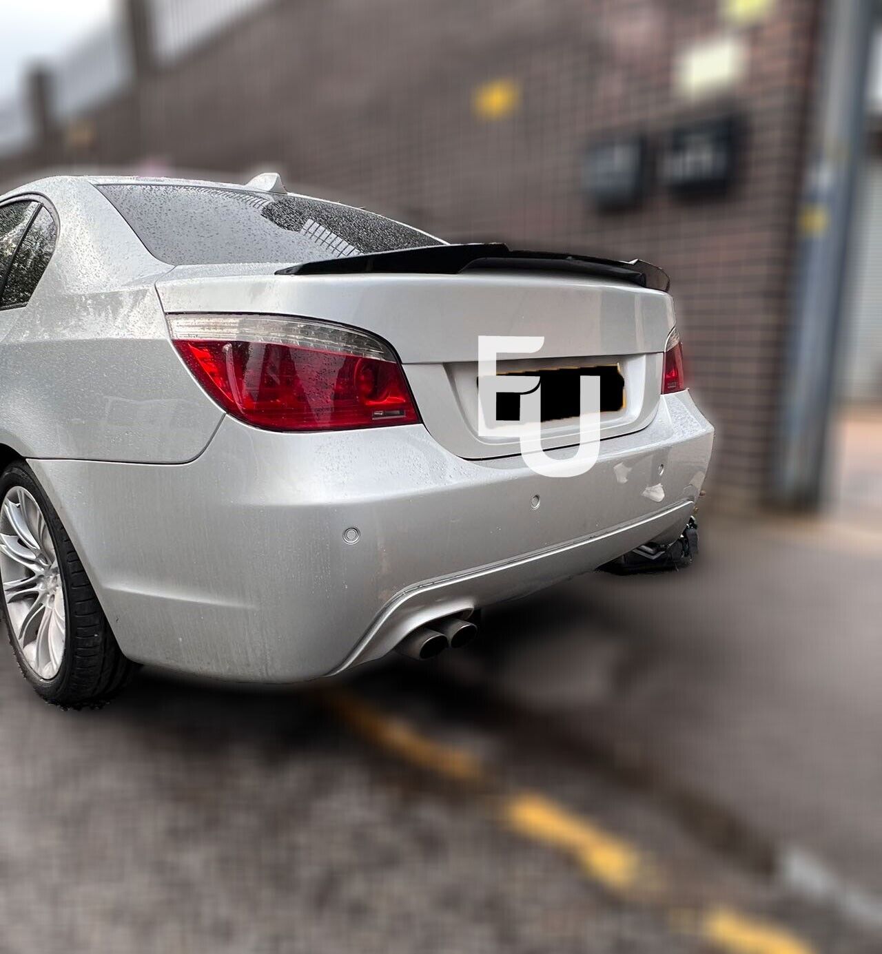 REAR BOOT TRUNK SPOILER LIP M4 STYLE FOR BMW 5 SERIES E60 03-10 GLOSS BLACK