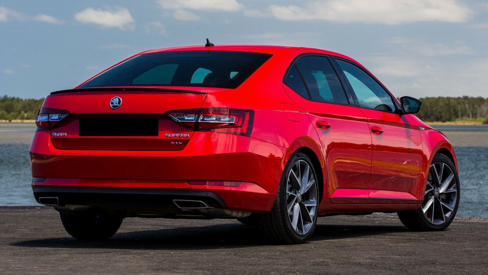 REAR BOOT SPOILER WING FOR SKODA SUPERB MK3 3V SPORTS STYLE 15-19 PRE-FACELIFT