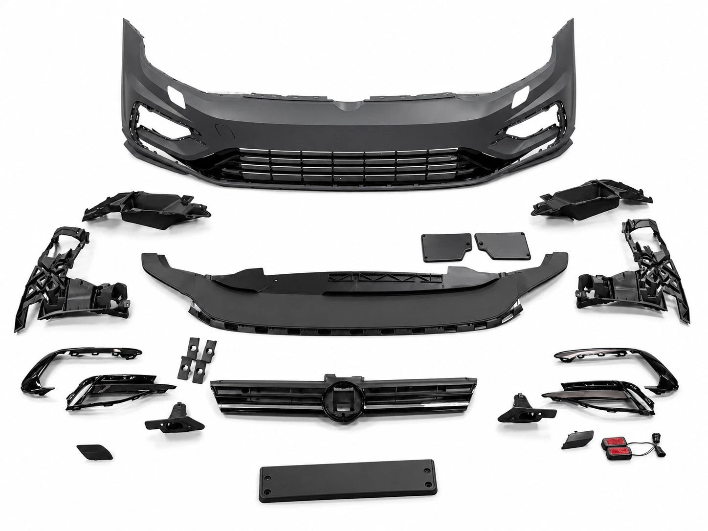 R CONVERSION FRONT BUMPER BODYKIT FOR GOLF MK7.5 2017-2020 FITS GTD TDI TSI SE