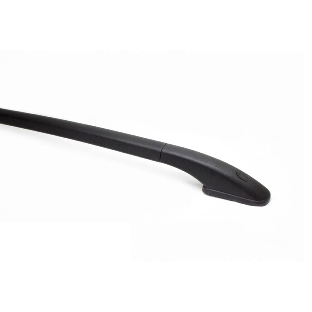 FOR NISSAN QASHQAI MK2 J11 ROOF RAILS RACK BARS ALUMINIUM BLACK LUGGAGE CARRIER