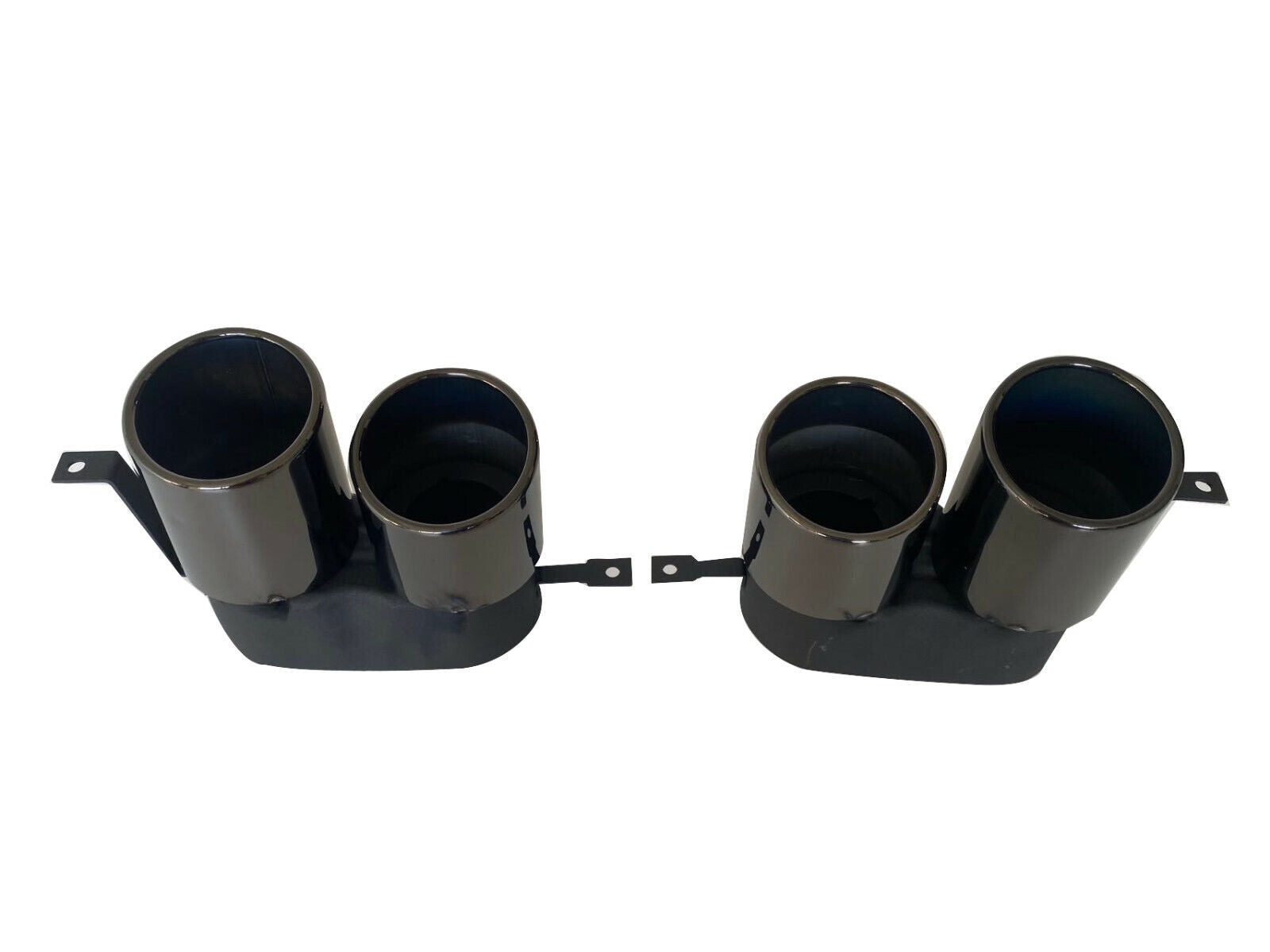 FOR BMW 3 SERIES G20 G21 M SPORT GLOSS BLACK REAR DIFFUSER WITH LIGHT 2018-2021