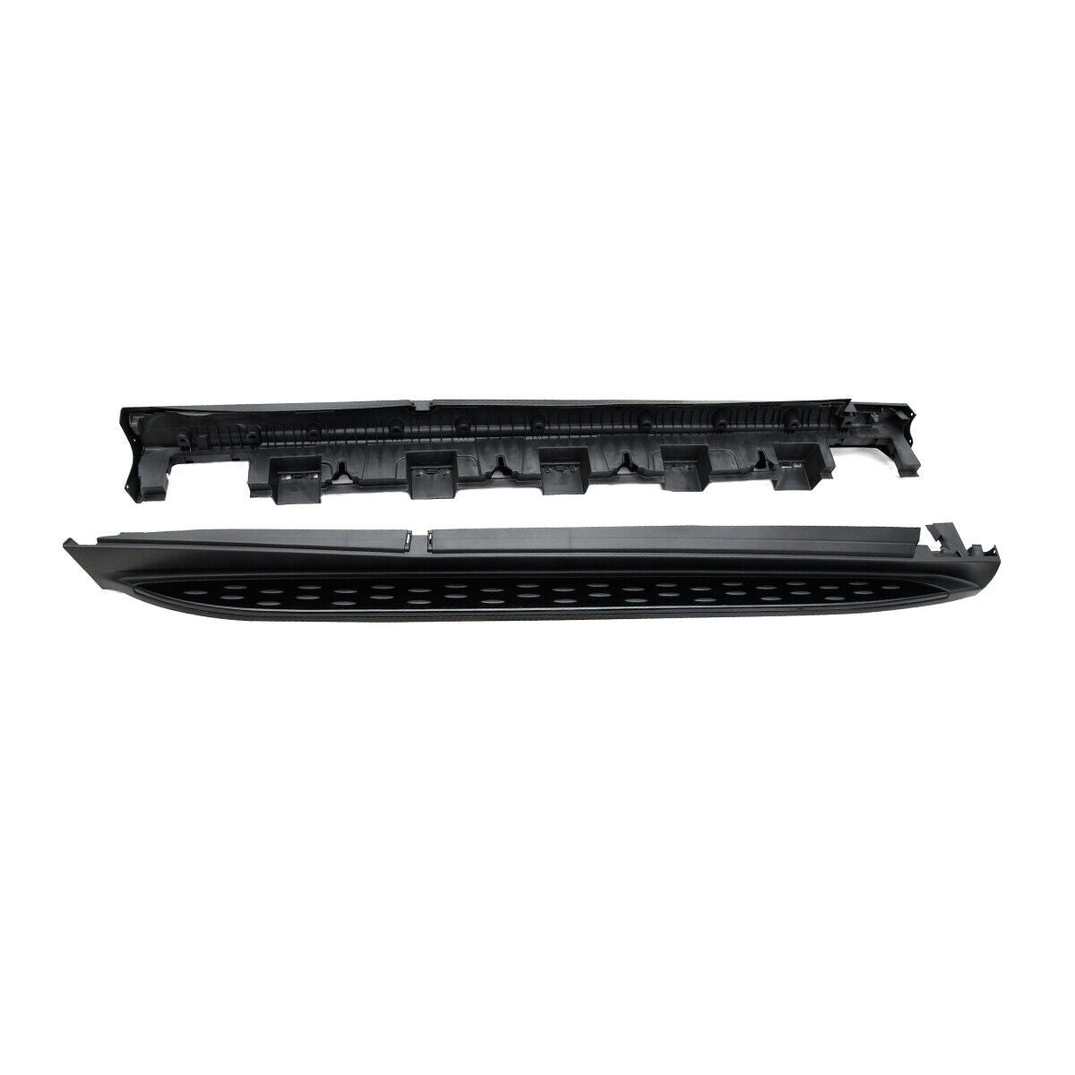 NEW FOR MERCEDES ML W164 SIDE STEPS RUNNING BOARDS OE STYLE ALUMINIUM ALL BLACK