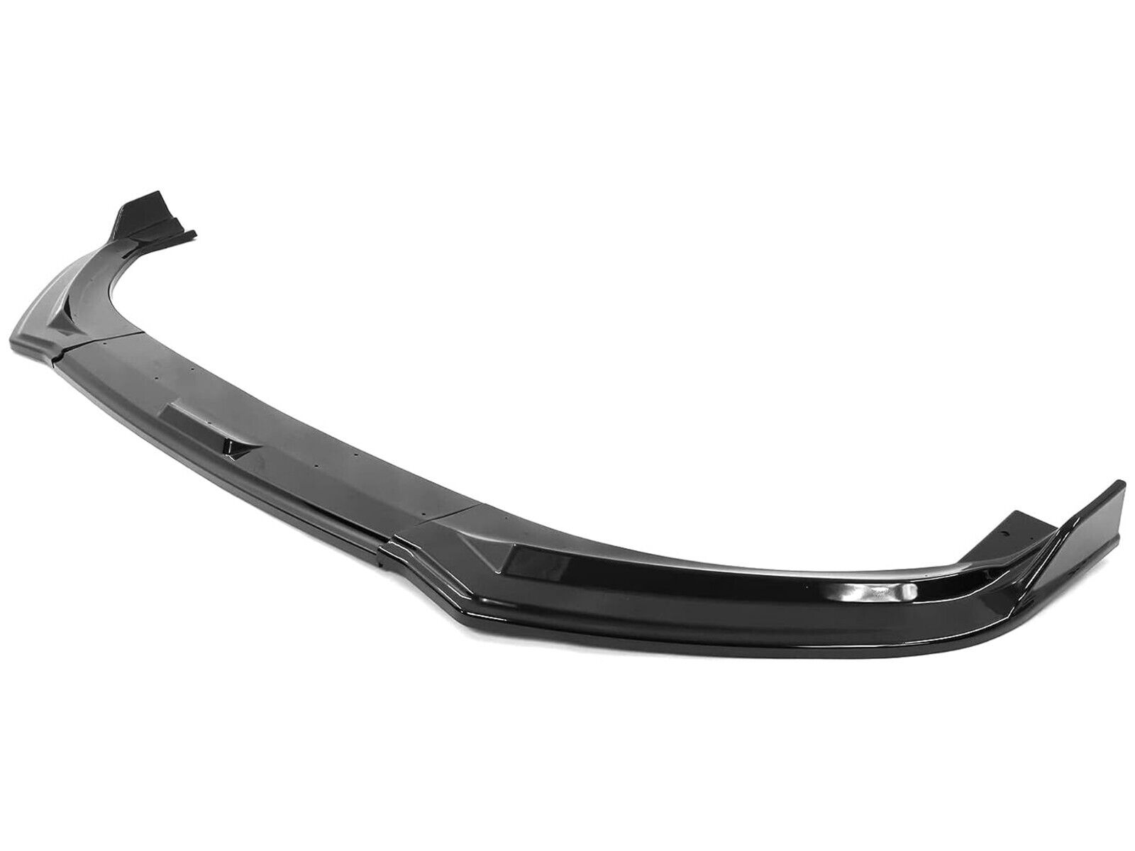 FOR FORD MUSTANG MACH-E FRONT BUMPER SPLITTER LIP VALANCE GLOSS BLACK 21+