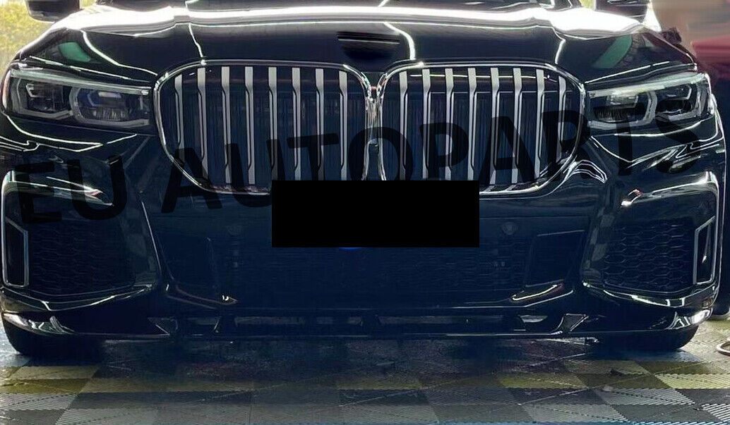 FOR BMW 7 SERIES G11 G12 M SPORT FRONT SPLITTER VALANCE LIP GLOSS BLACK 19+