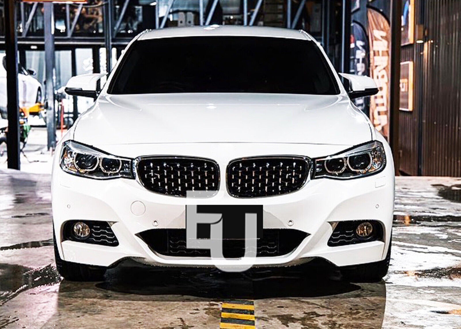 FOR BMW 3 SERIES F34 GT GRAN TURISMO SILVER DIAMOND KIDNEY GRILL GRILLE 2012-20