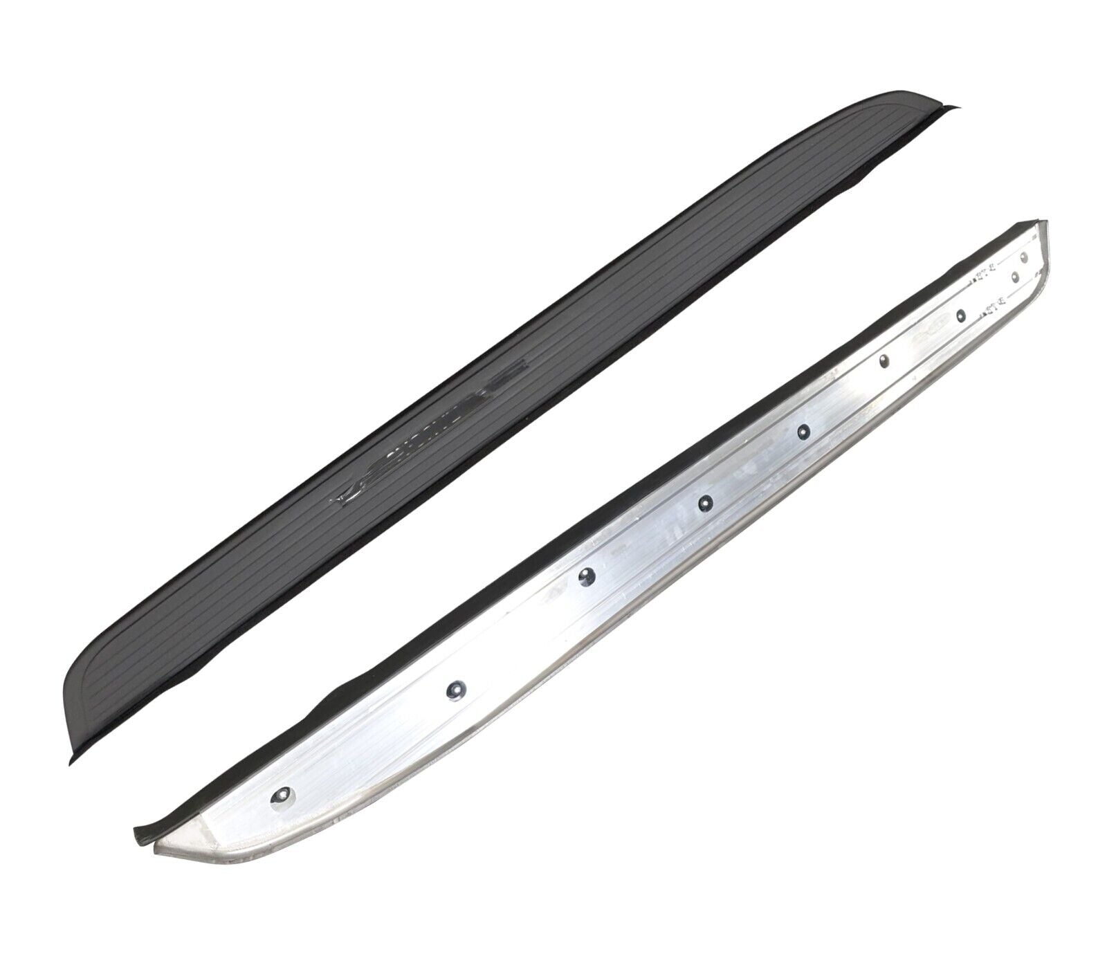 SIDE STEPS RUNNING BOARDS FOR JAGUAR F-PACE XF MK2 X260 STEALTH ALL BLACK 2017+