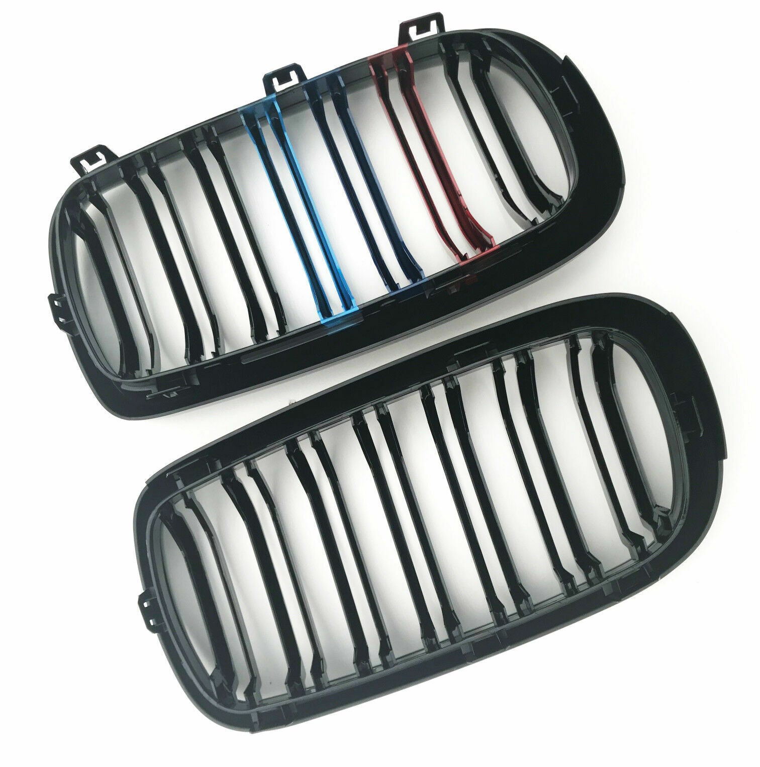FOR BMW F15 F85 X5 F16 F86 X6 TWIN KIDNEY GRILLE GRILL GLOSS M COLOR 2014 ONWARD