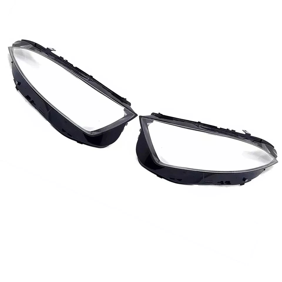 FOR MERCEDES CLS W257 2018+ LEFT RIGHT SIDE PAIR HEADLIGHT LENS HEADLAMP COVER