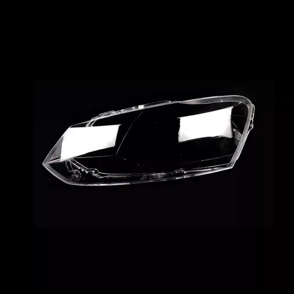 LEFT RIGHT SIDE PAIR HEADLIGHT LENS COVER LAMP FOR VOLKSWAGEN POLO MK5 2010-2017