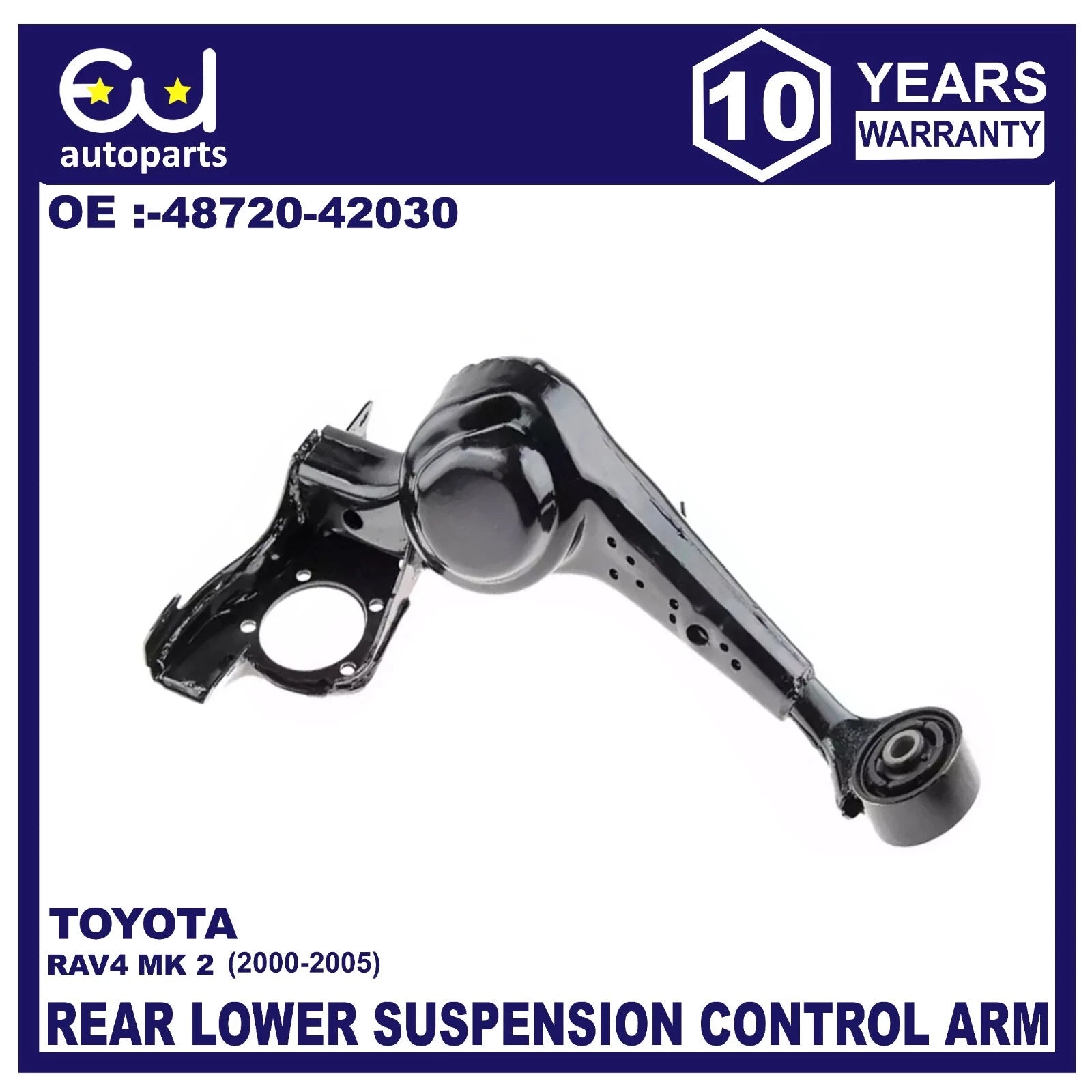 REAR LOWER LEFT SUSPENSION TRAILING CONTROL ARM FOR TOYOTA RAV4 MK2 (_A2_) 00-05