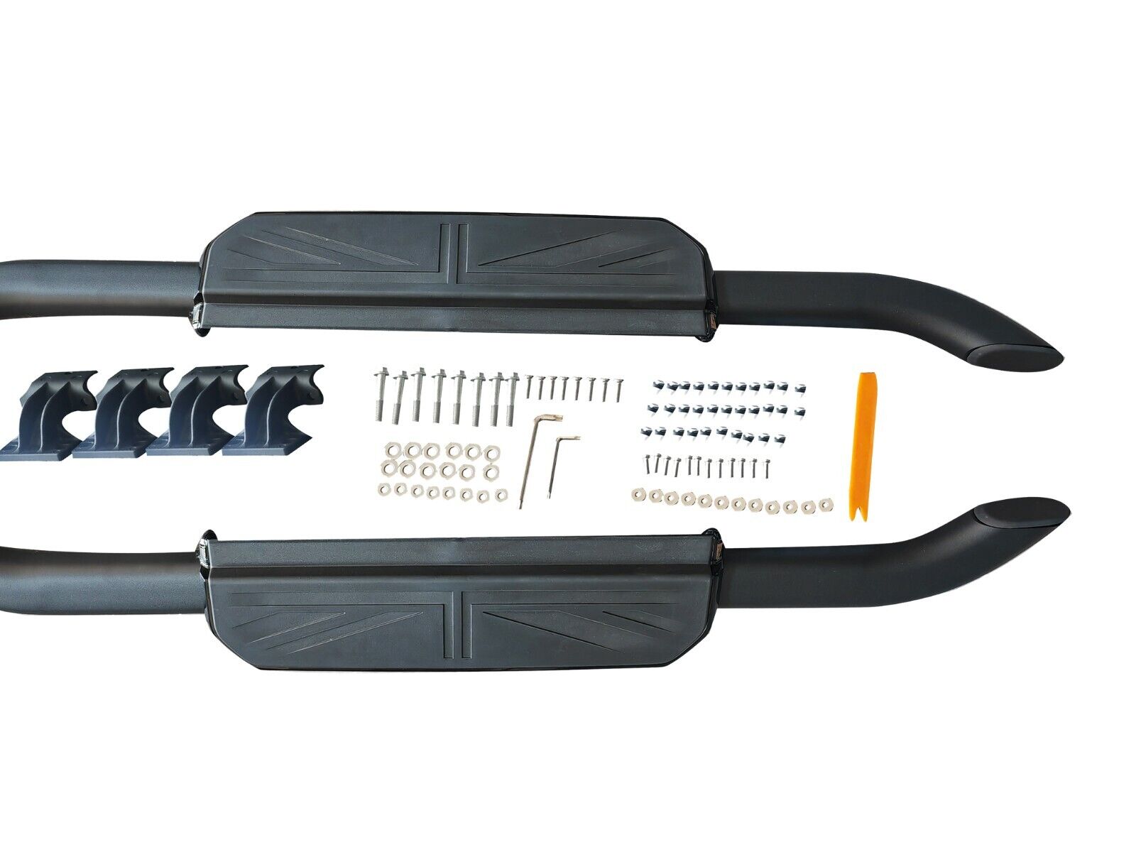 RUNNING BOARD SIDE STEPS FOR LAND ROVER DEFENDER 90 L663 UNION JACK DESIGN 20+