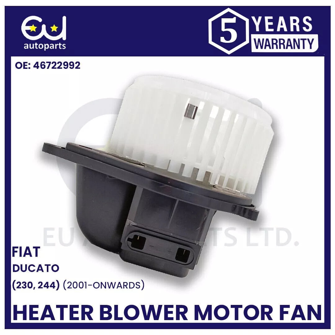 HEATER BLOWER MOTOR FAN FOR FIAT DUCATO 230 244 2001-ONWARDS LHD