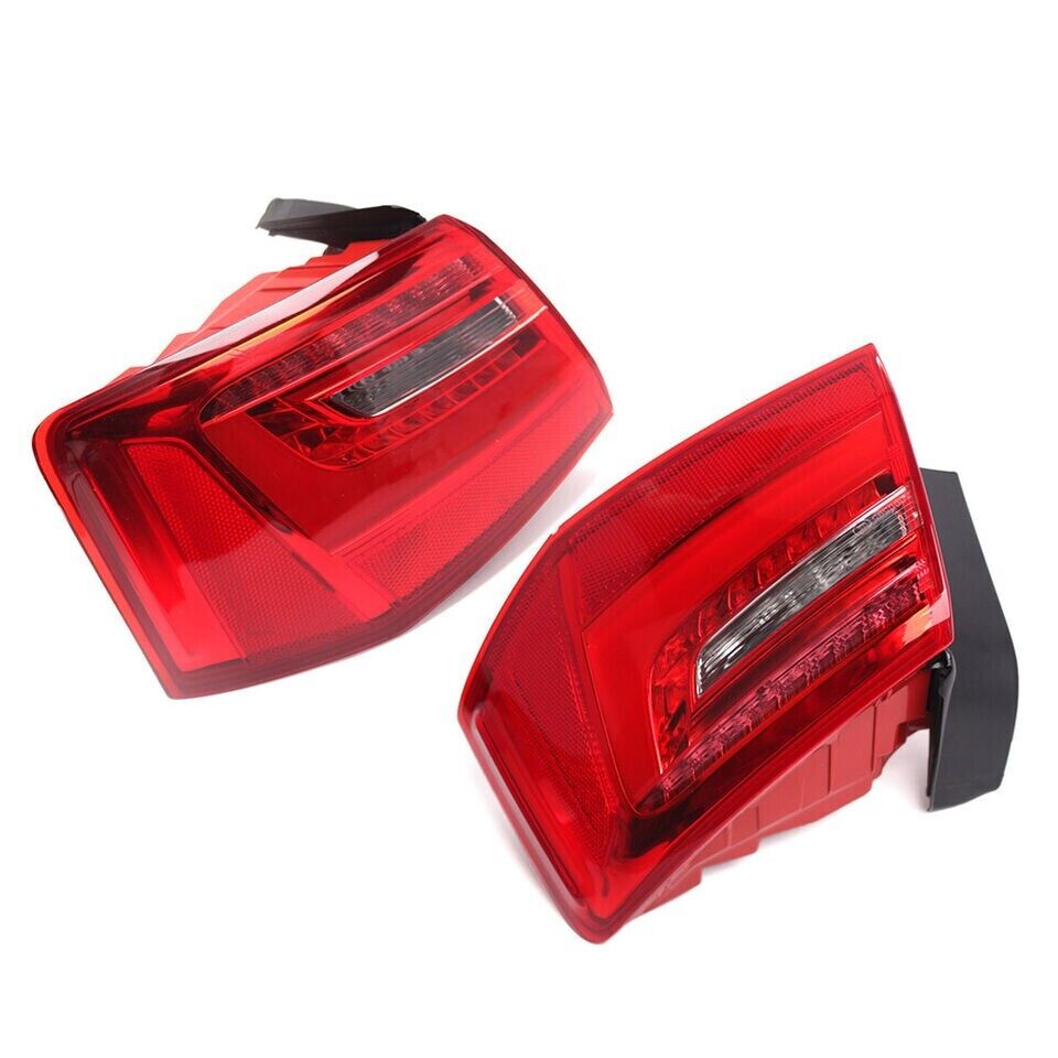 REAR PAIR OUTER LED TAIL LIGHT BRAKE LAMP FOR AUDI A6 C7 SALOON 2012-2015