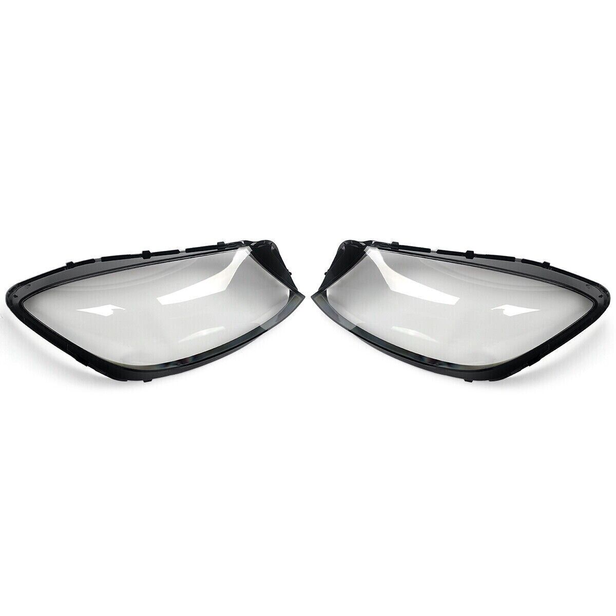 PAIR FOR MERCEDES-BENZ S CLASS W222 LCI HEADLAMP HEADLIGHT LENS COVER 2018-2020