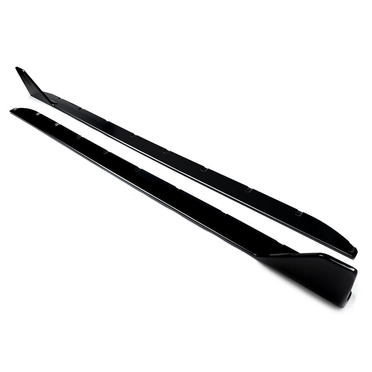 FOR BMW G80 M3 G82 G83 M4 MP STYLE SIDE SKIRT EXTENTION LIP GLOSS BLACK 2020+